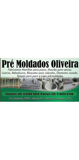 Pré moldados oliveira 