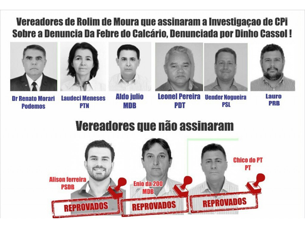 CPI do calcário em Rolim de moura Rondônia foi votado pelo os vereadores 