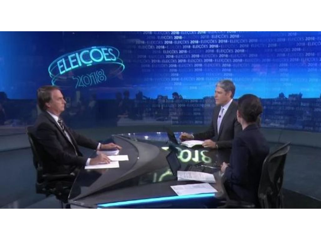 BOLSONARO NO JORNAL NACIONAL
