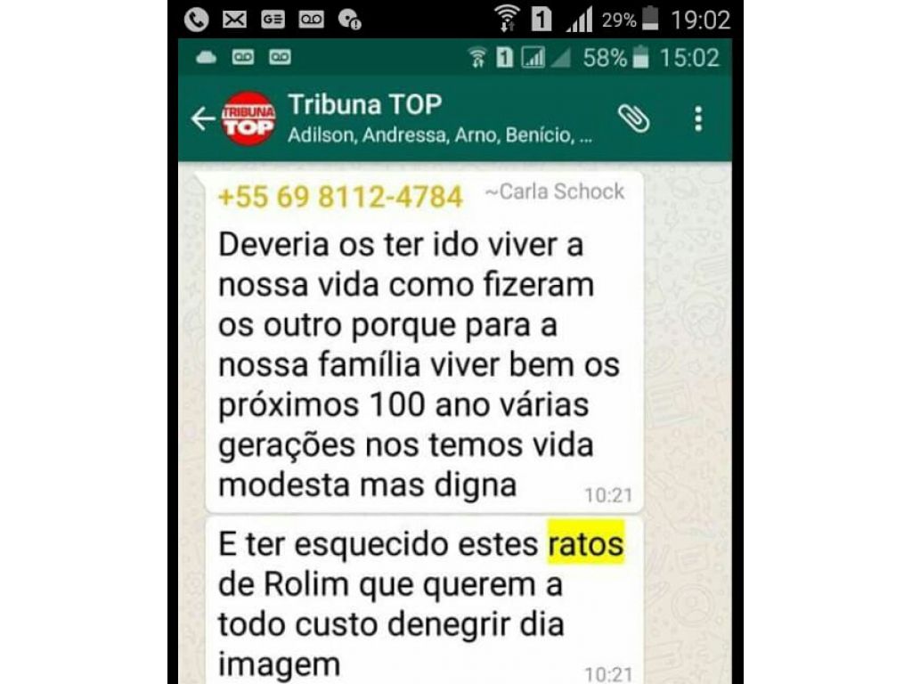A CANDIDATA CARLA  DO TRENTO CHAMA ELEITOR DE RATOS 