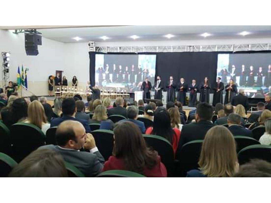 O governador eleito Marcos Rocha e seu vice Ze Jodan participaram da Diplomação   