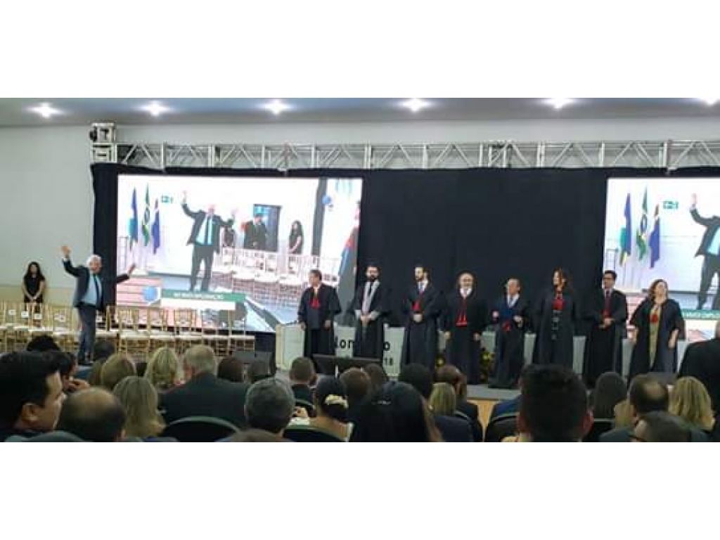 O governador eleito Marcos Rocha e seu vice Ze Jodan participaram da Diplomação   