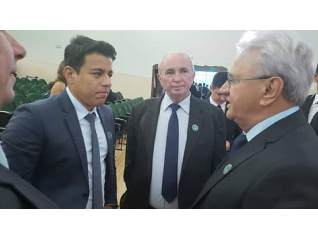 O governador eleito Marcos Rocha e seu vice Ze Jodan participaram da Diplomação   