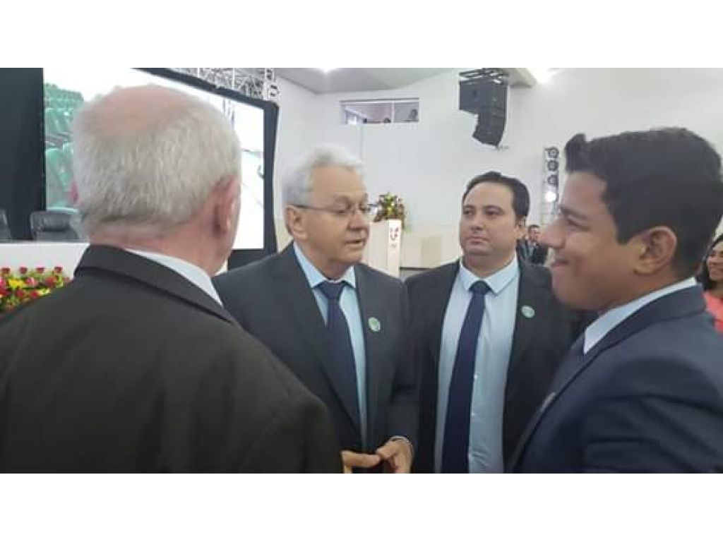 O governador eleito Marcos Rocha e seu vice Ze Jodan participaram da Diplomação   