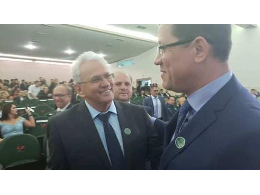 O governador eleito Marcos Rocha e seu vice Ze Jodan participaram da Diplomação   