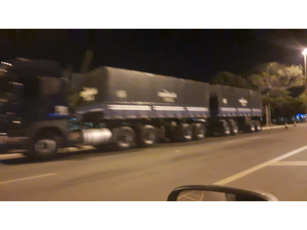 ATENÇÃO: Os caminhoneiros do Brasil segue sua paralisação pela democracia e no estado de Rondônia não é diferente